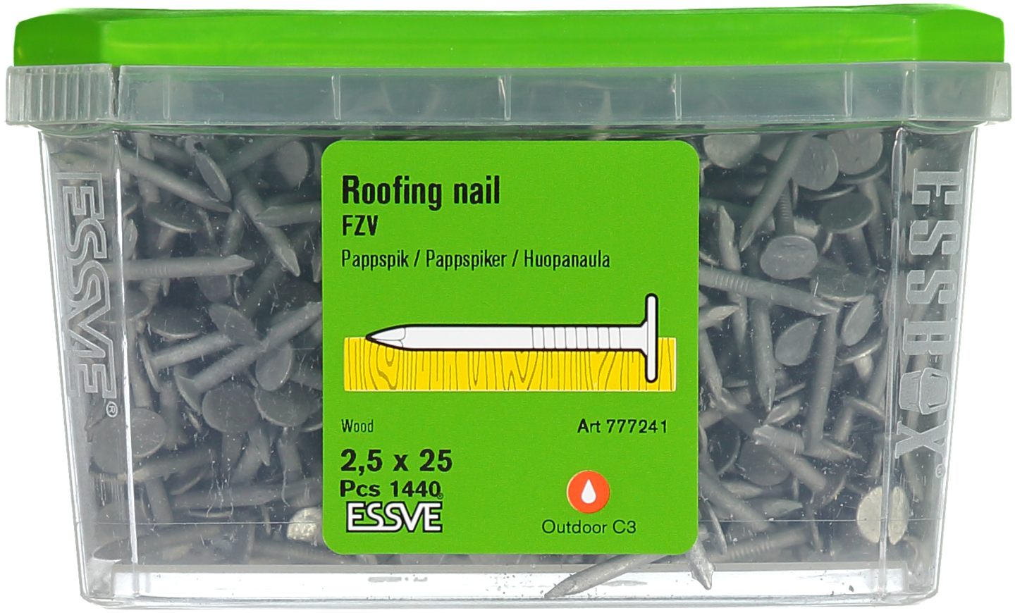 PAPPSPIK RUNDFZV 25X2.5 1440ST