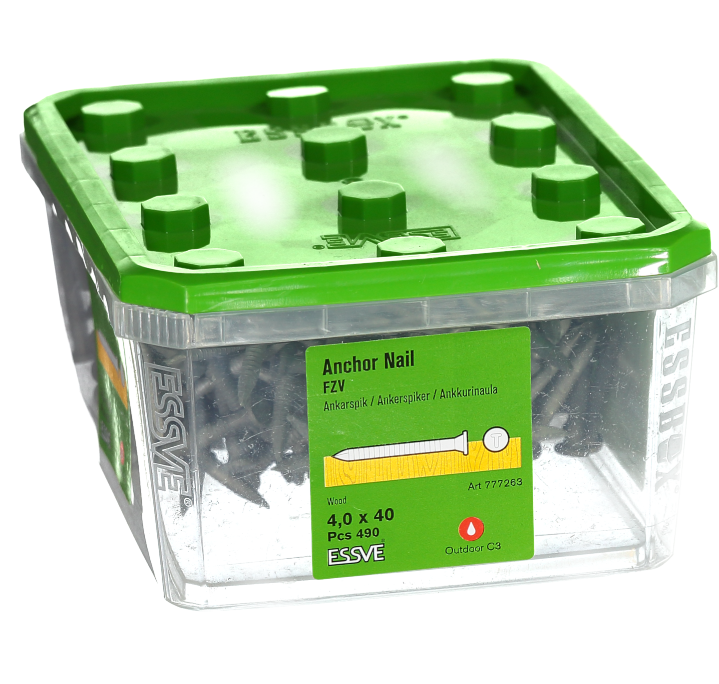 ANKARSPIK FLAT FZV 40X4.0 490P