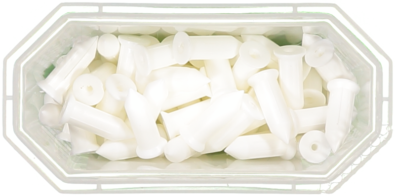 PLASTPLUGG ESSVE CLIPS VIT 100ST