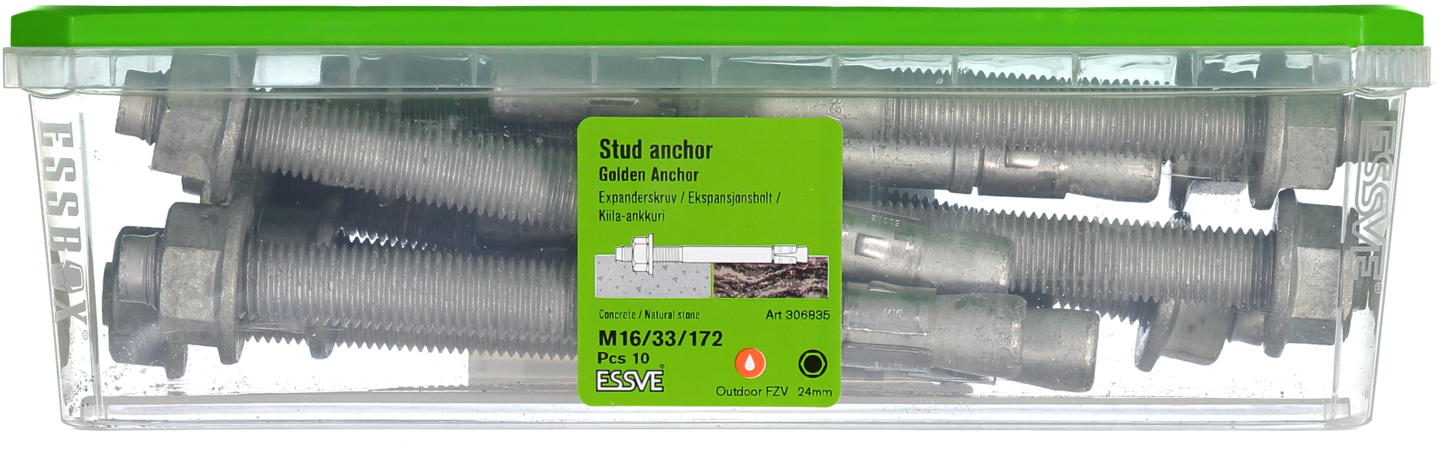 EXPANDER FZV M16/33/172 10ST GOLDEN ANCHOR