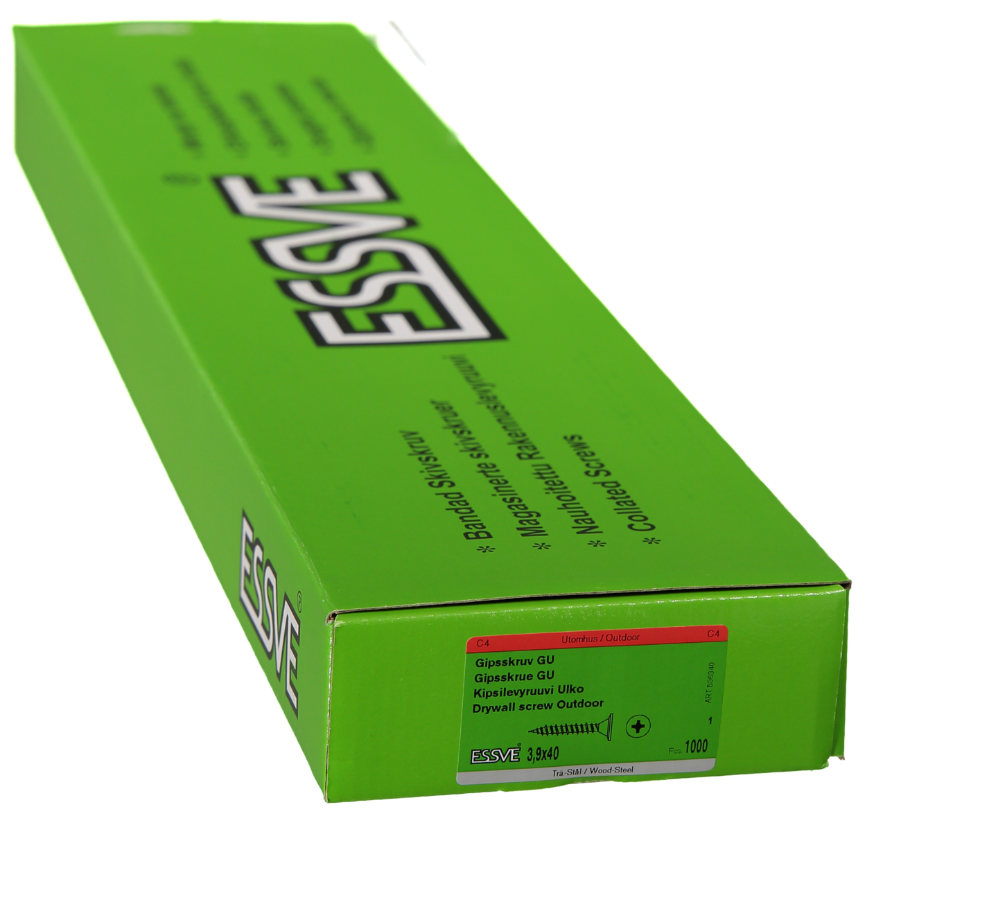 GIPSSKRUV GU B K CS 3,9X40 BANDAD 1000ST