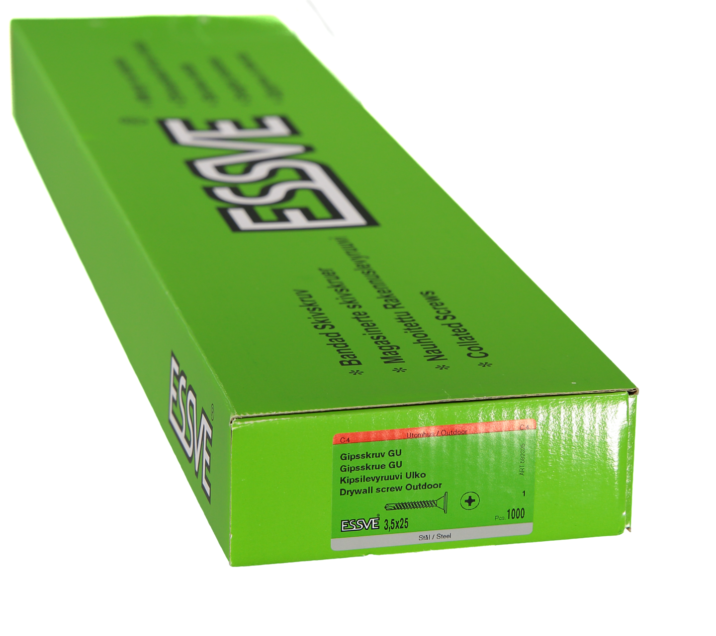 GIPSSKRUV GU B B CS 3,5X25 BANDAD 1000ST