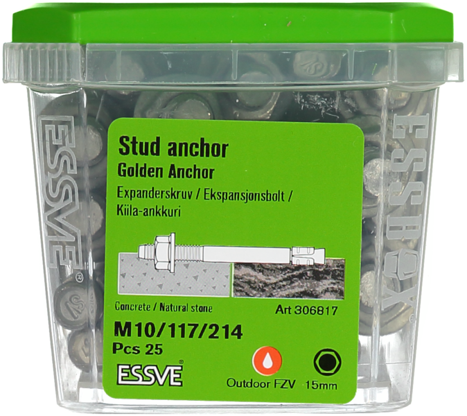 EXPANDER FZV M10/117/214 25ST GOLDEN ANCHOR