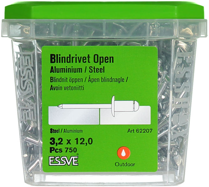 BLINDNIT AL/ST KH-750 3,2X12 750ST