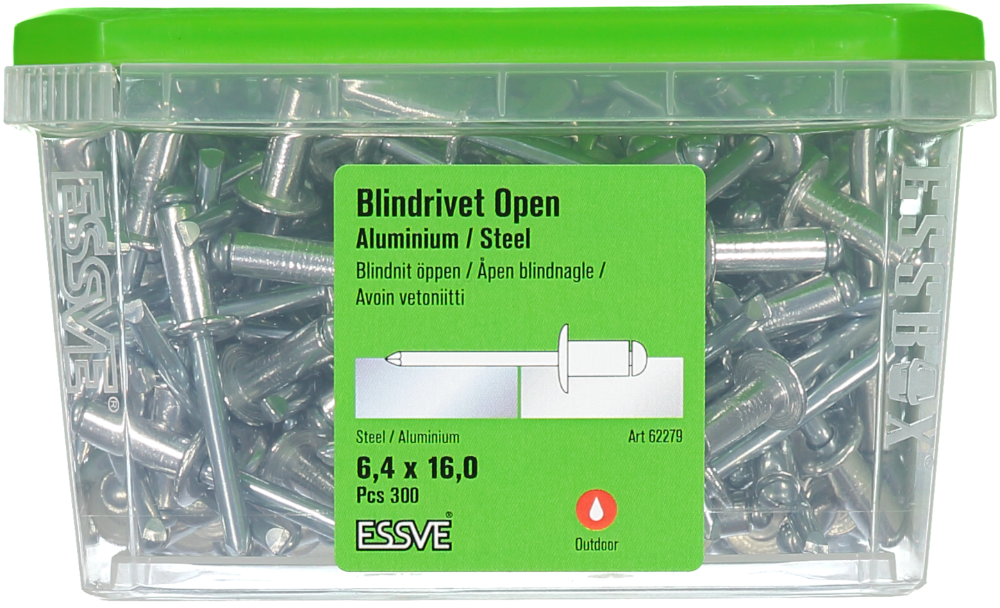 BLINDNIT AL/ST KH-300 6,4X16 300ST