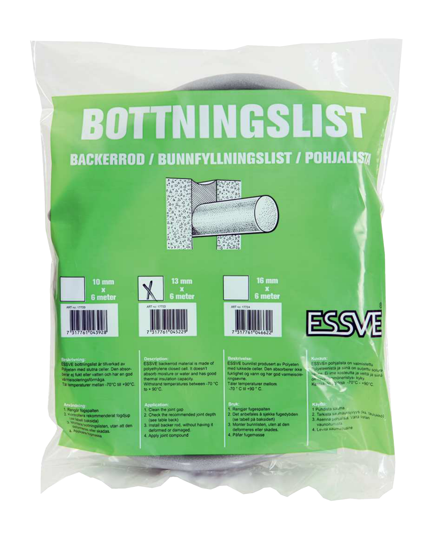 BOTTNINGSLIST ESSVE 16MM 50M
