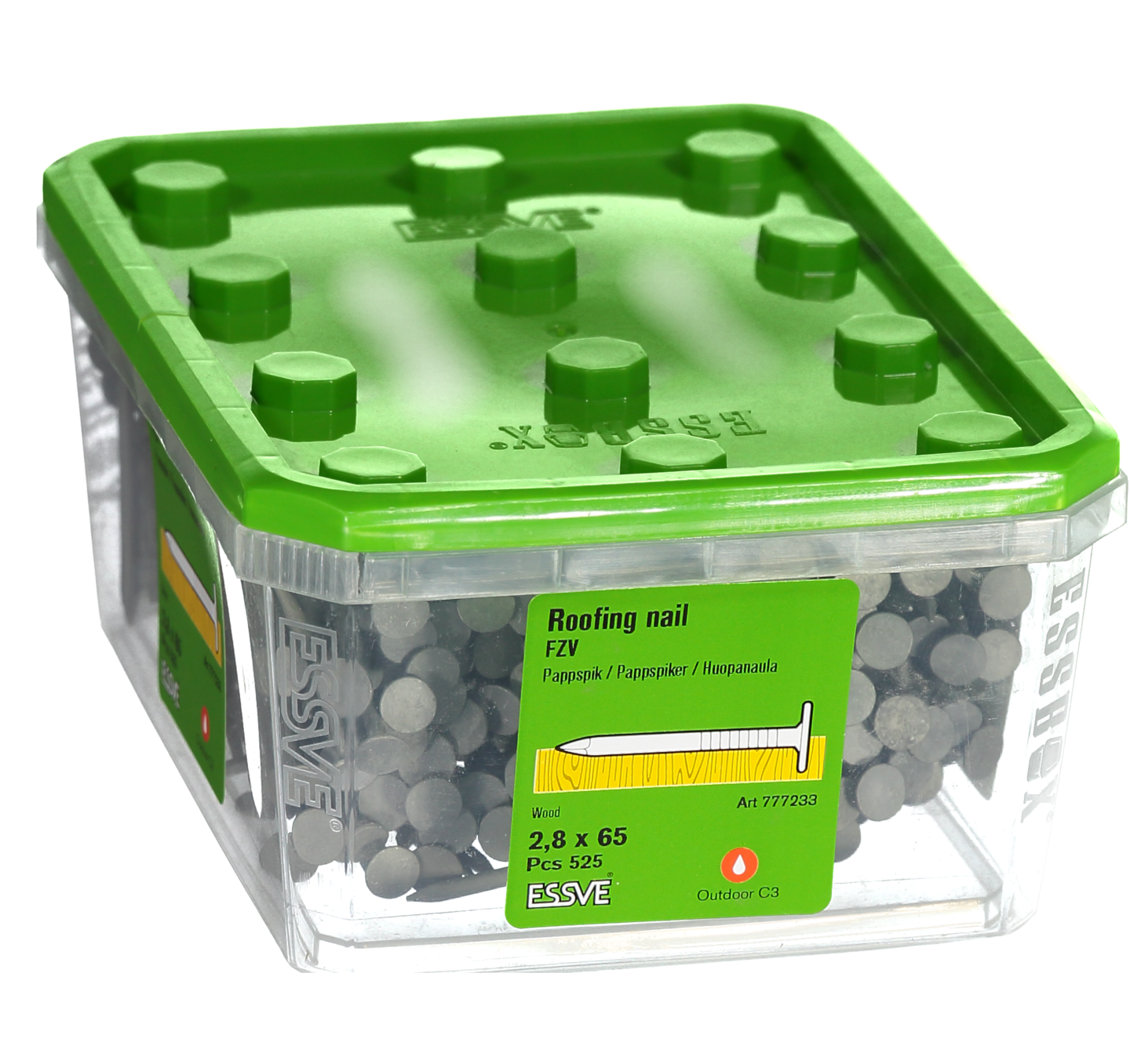 PAPPSPIK RUND FZV 2,8X65 525ST