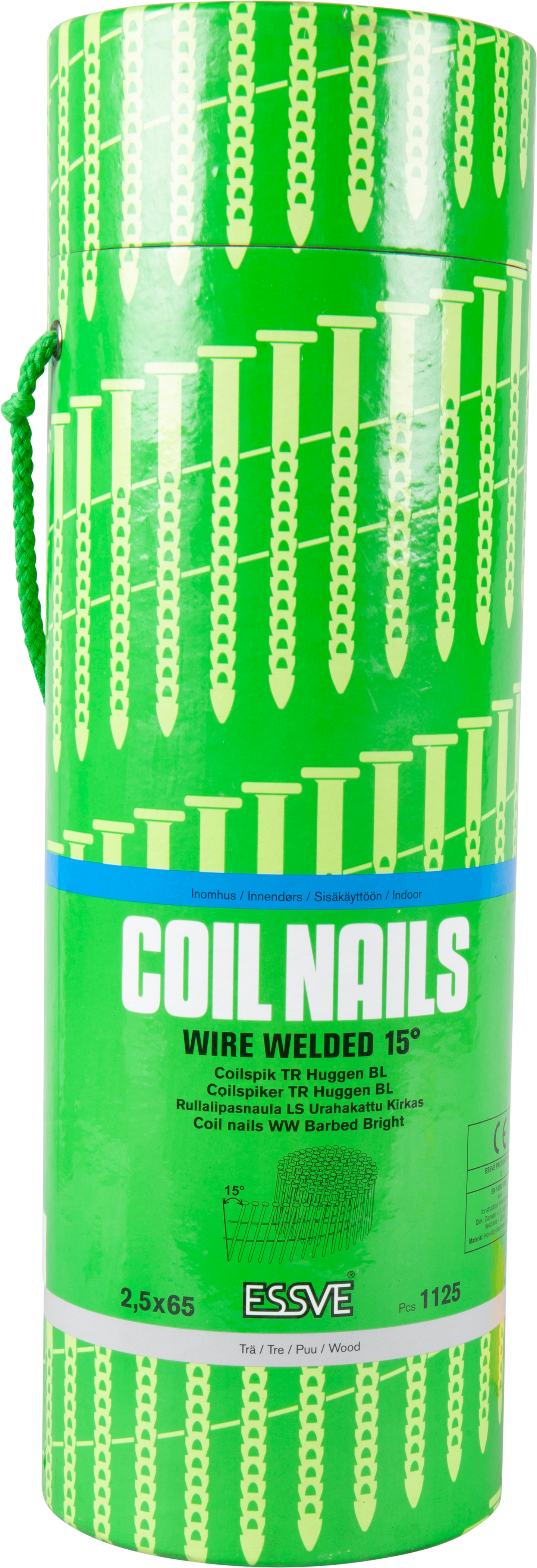 COILSPIK TR15G OBH H2,5X65 1125ST