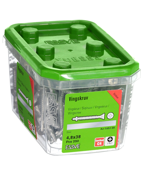 VINGSKRUV FS CS 4,8X38 250ST