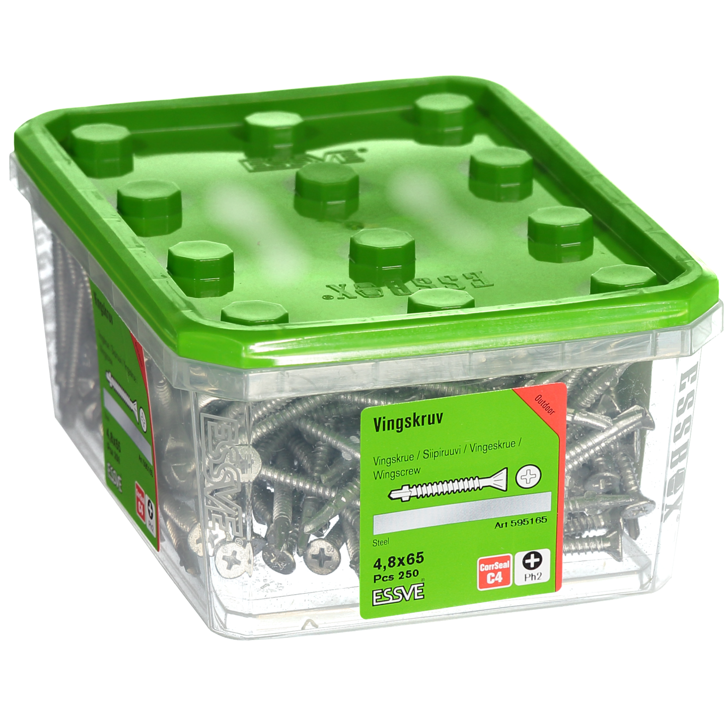 VINGSKRUV FS CS 4,8X65 250ST