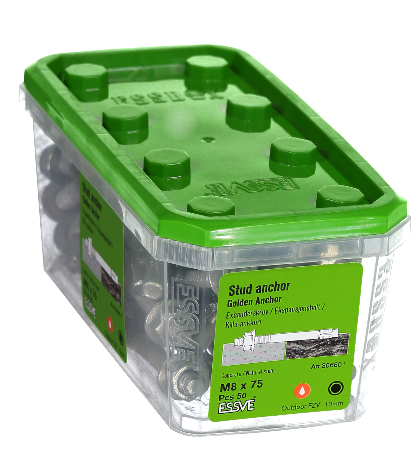 EXPANDER GA FZV M8X75 50ST