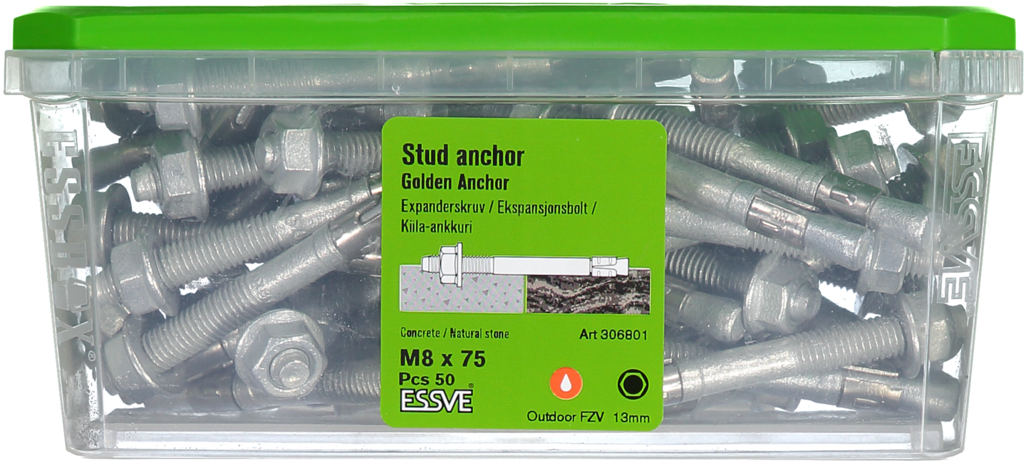 EXPANDER GA FZV M8X75 50ST