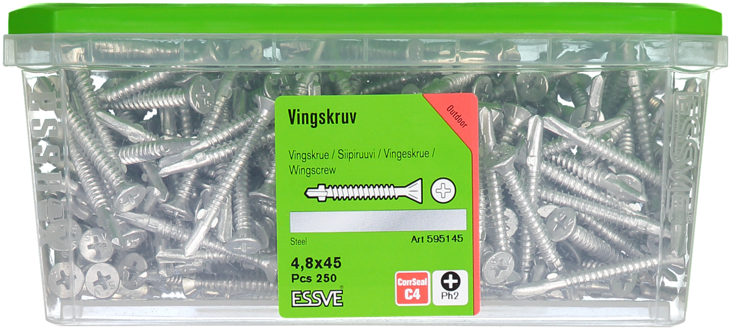 VINGSKRUV CS FS 4,8X45 250ST