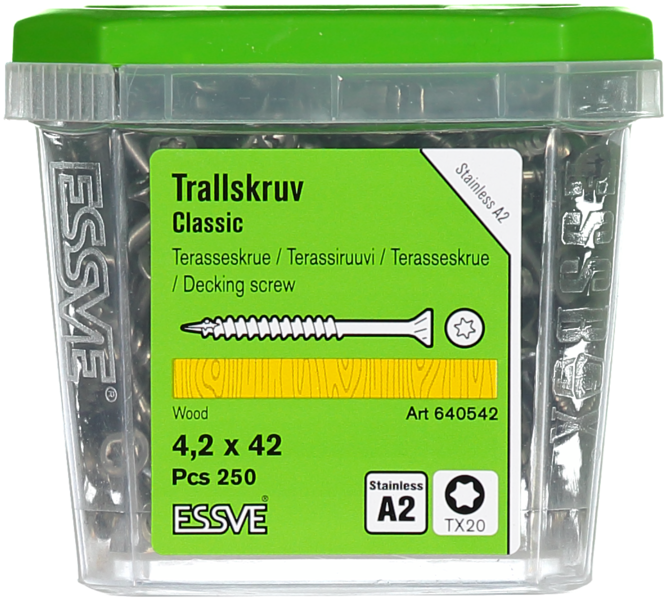 TRALLSKRUV A2 4,2X42MM 250ST