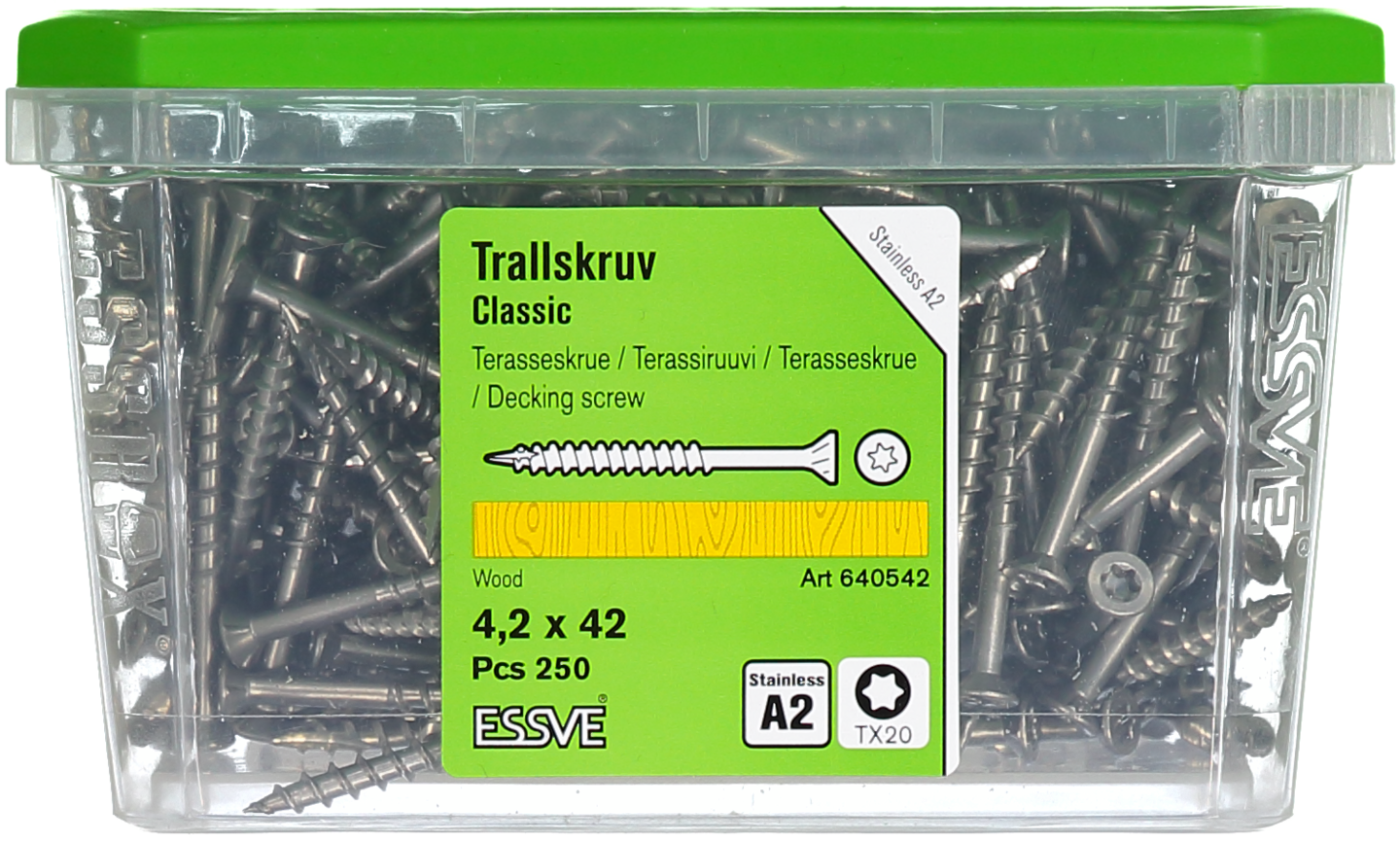 TRALLSKRUV A2 4,2X42MM 250ST