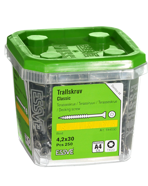 TRALLSKRUV A4 4,2X30MM 250ST