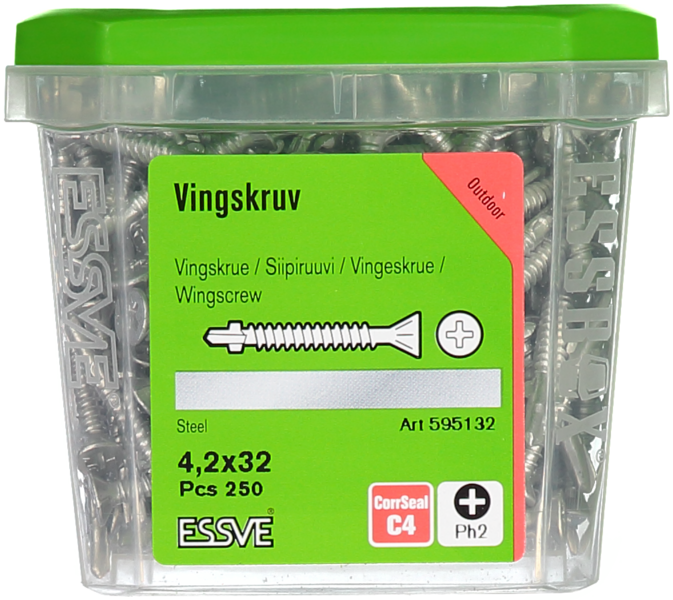 VINGSKRUV FS CORRSEAL 4,2X32 250ST