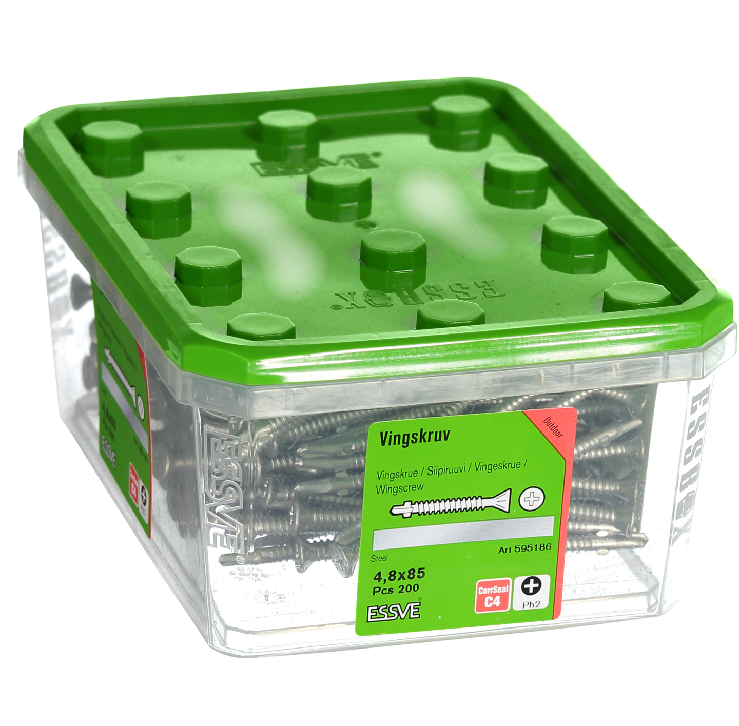 VINGSKRUV CORRSEAL FS 4,8X85MM 200ST