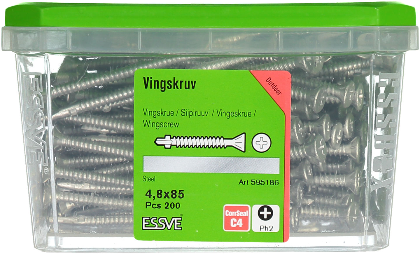 VINGSKRUV CORRSEAL FS 4,8X85MM 200ST