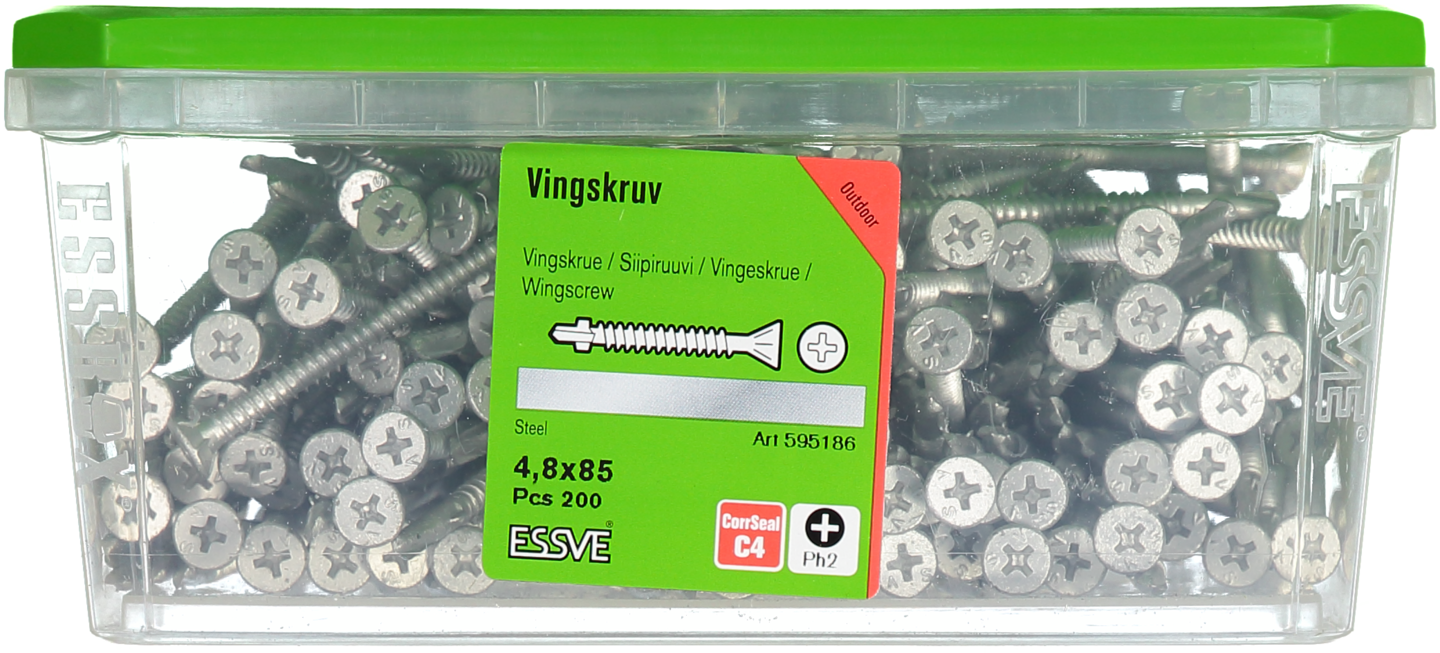 VINGSKRUV CORRSEAL FS 4,8X85MM 200ST