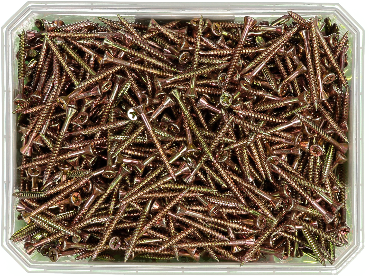 SPÅNSKIVESKRUV 3,9X42MM 900ST STÅLREGEL GULKROMAD