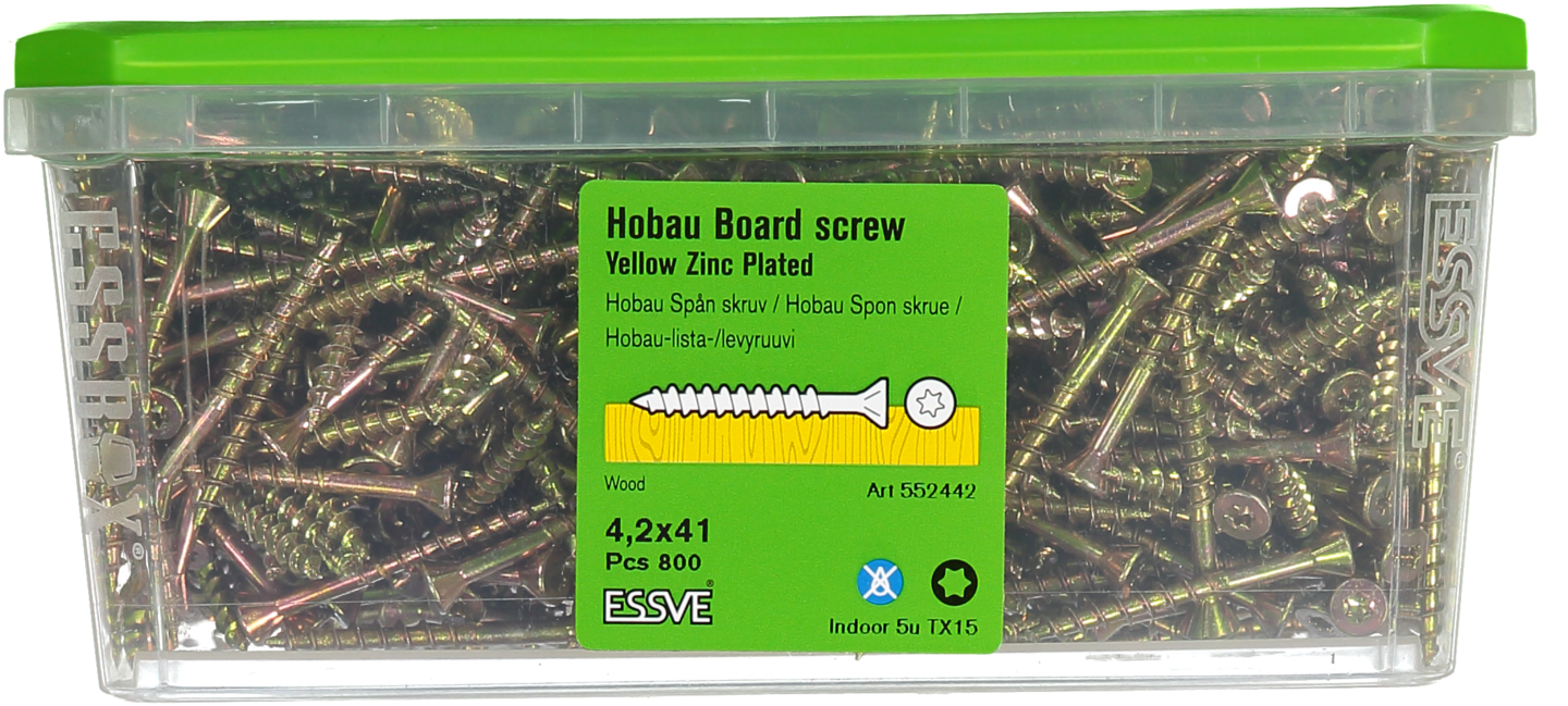 SKRUV ESSVE HOBAU TX15 GULKROM 4,2X41 800ST