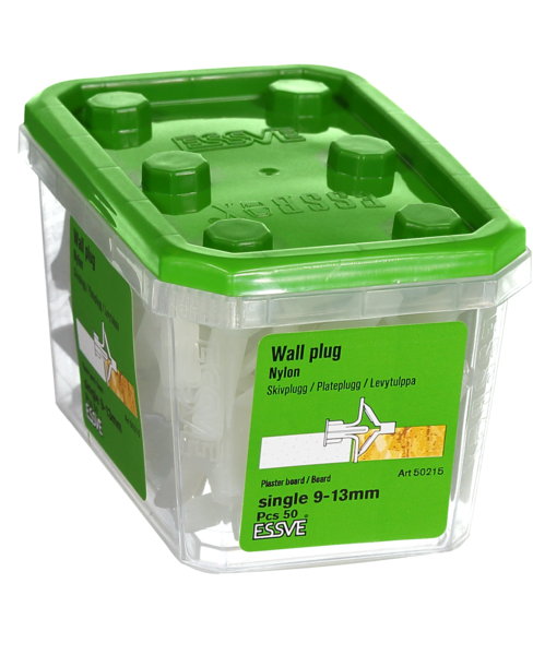 SKIVPLUGG ENKEL 9-13MM 50ST