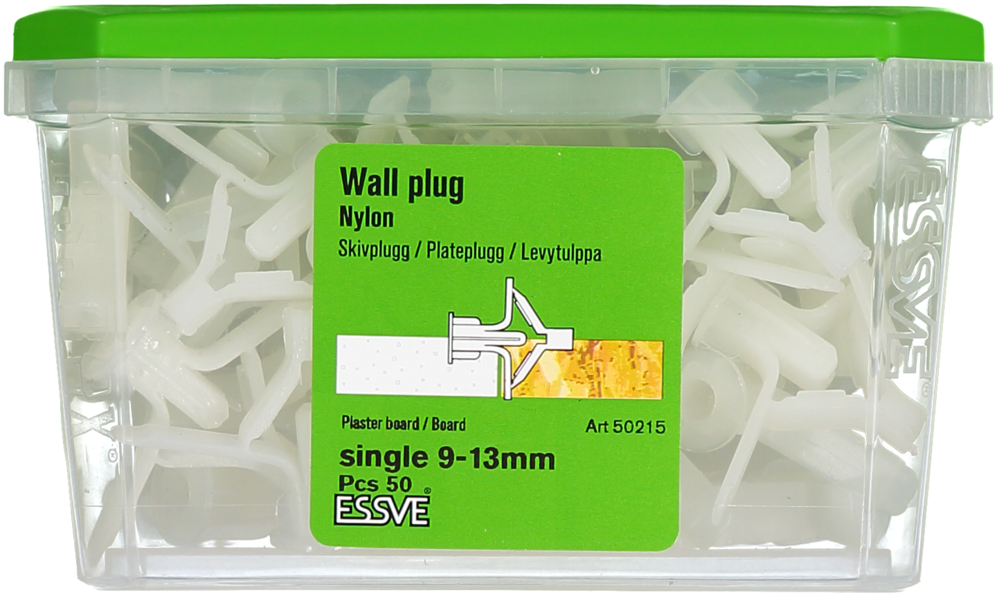 SKIVPLUGG ENKEL 9-13MM 50ST