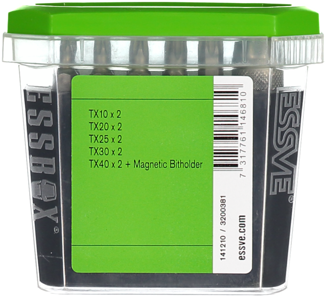 BITSSET KONISK TX 11 DELAR ESSVE