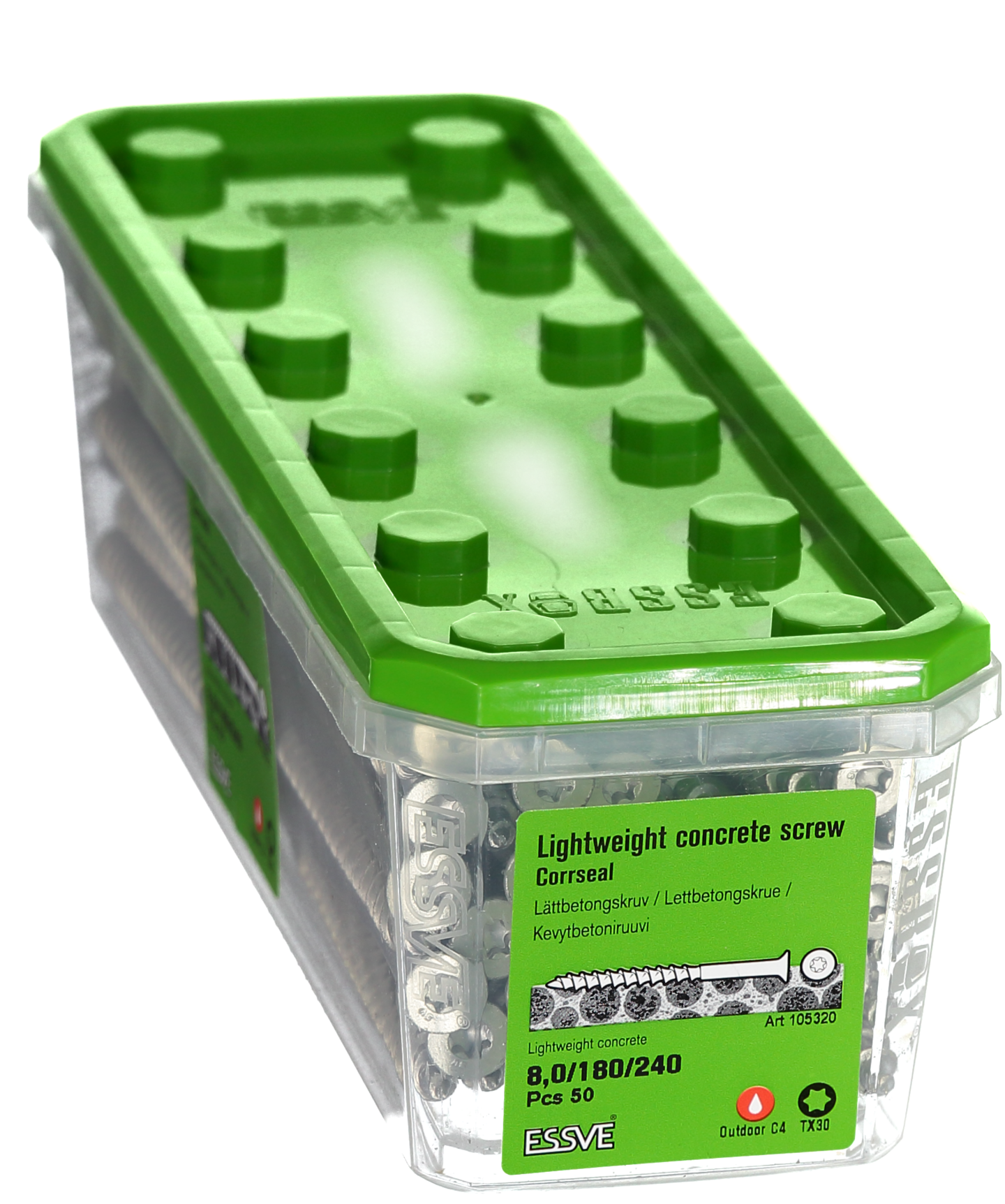 LÄTTBETONGSKRUV CS 8X240 50ST