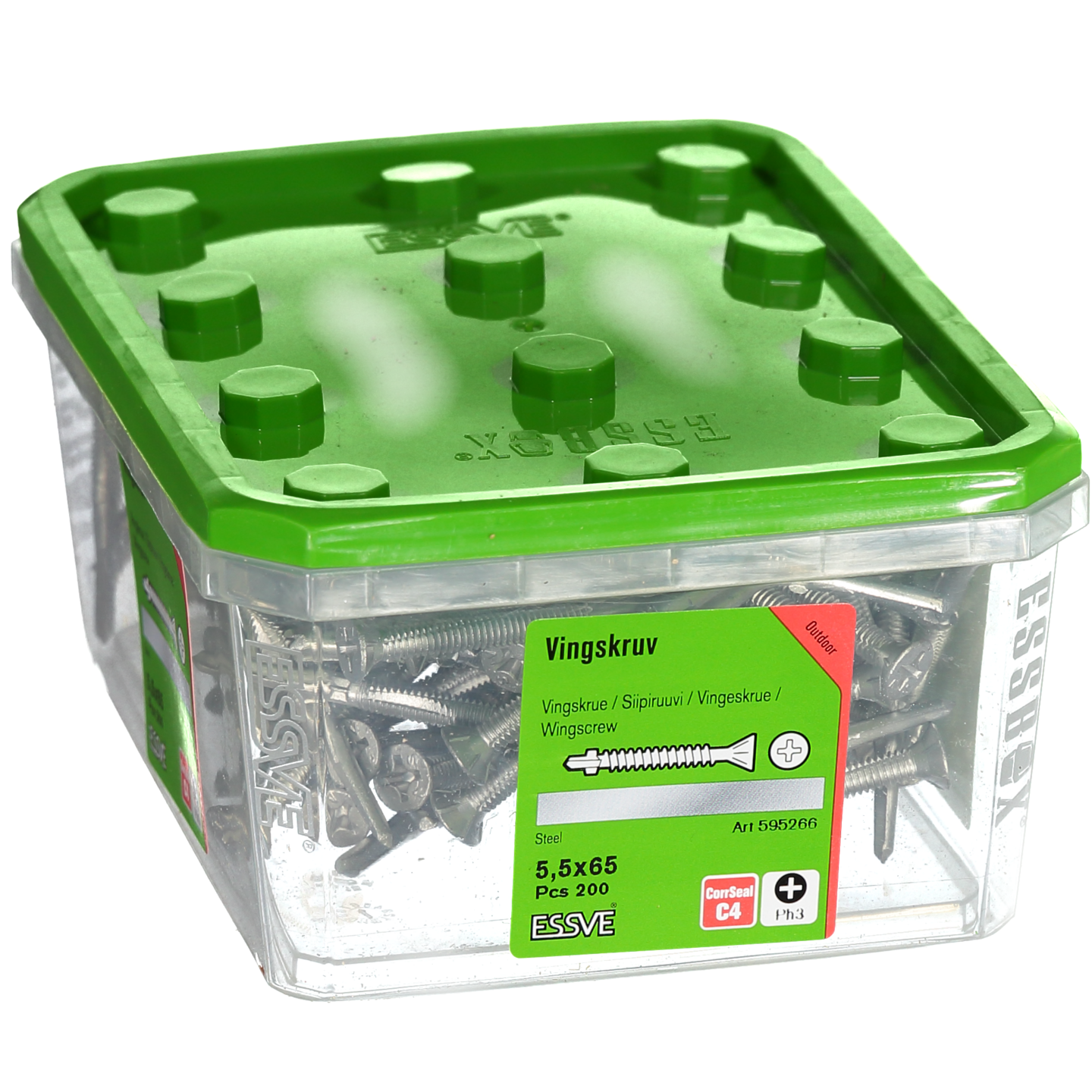 VINGSKRUV FS CORRSEAL 5,5X65 200ST