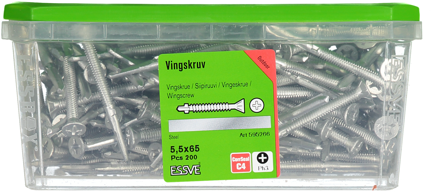 VINGSKRUV FS CORRSEAL 5,5X65 200ST