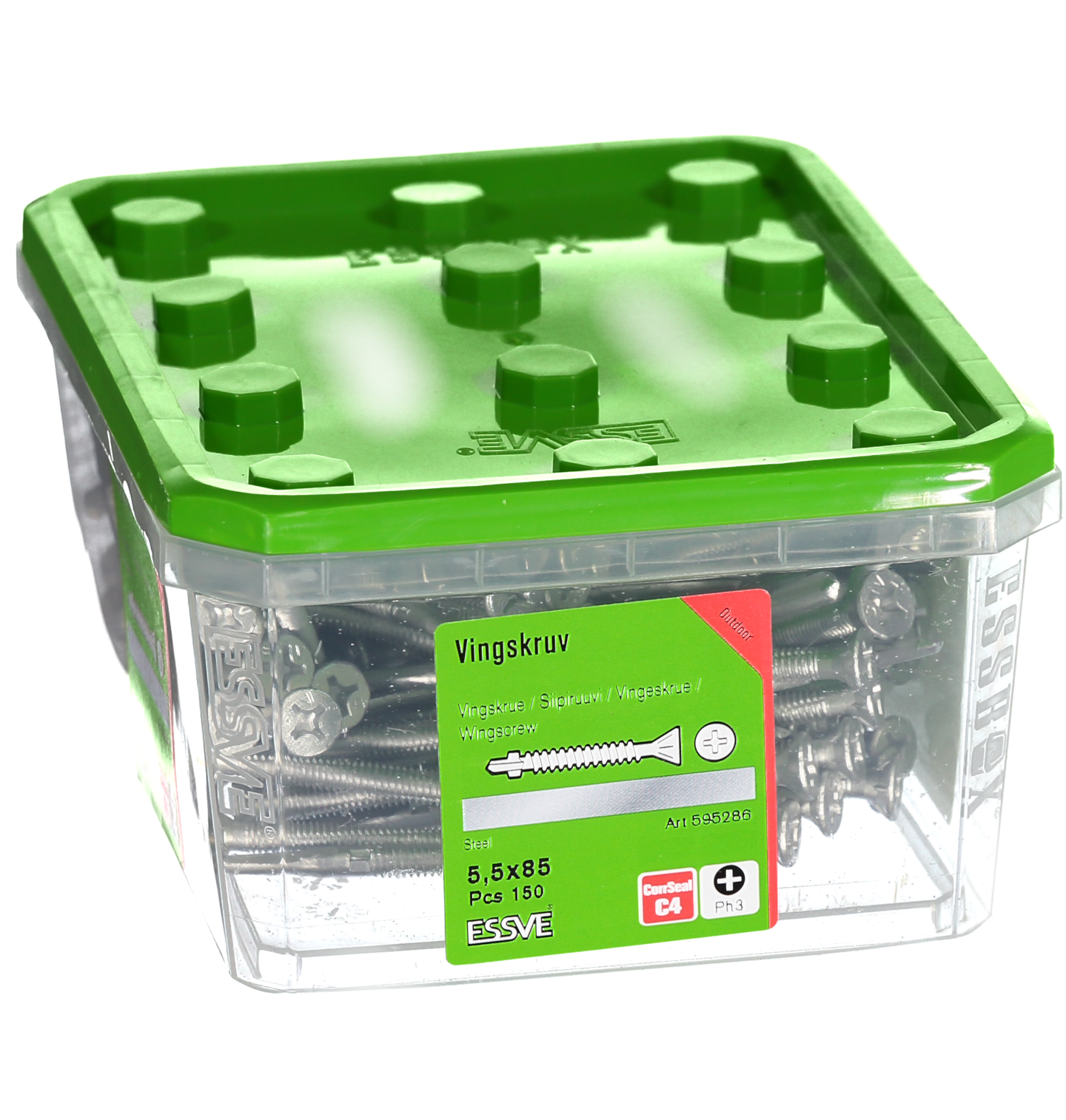 VINGSKRUV FS CORRSEAL 5,5X85 150ST