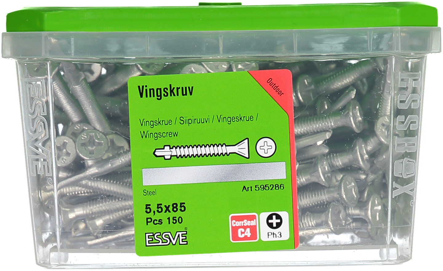 VINGSKRUV FS CORRSEAL 5,5X85 150ST