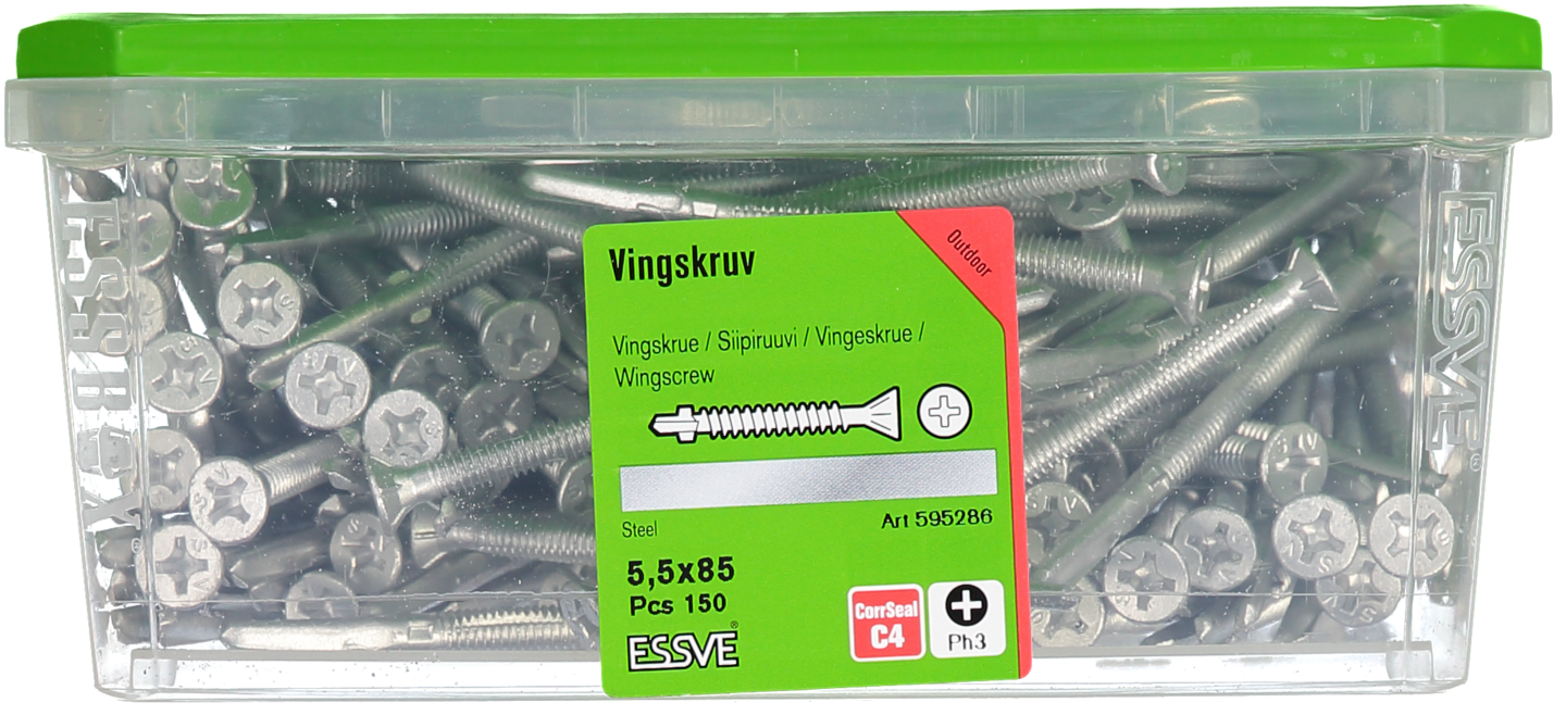 VINGSKRUV FS CORRSEAL 5,5X85 150ST