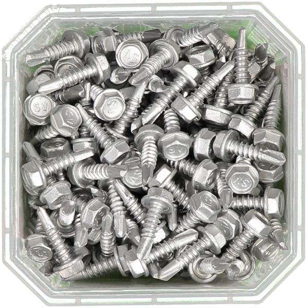 BYGGPLÅTSKRUV ESSVE CORRSEAL BORRSP SEXKANTSHUVUD 4,8X19 250ST