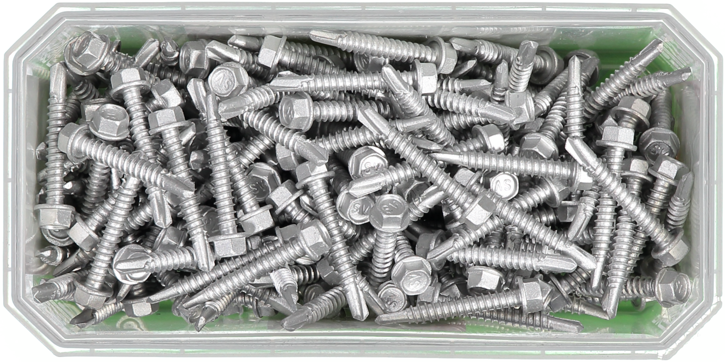 BYGGPLÅTSKRUV ESSVE CORRSEAL BORRSP SEXKANTSHUVUD 5,5X38 200ST