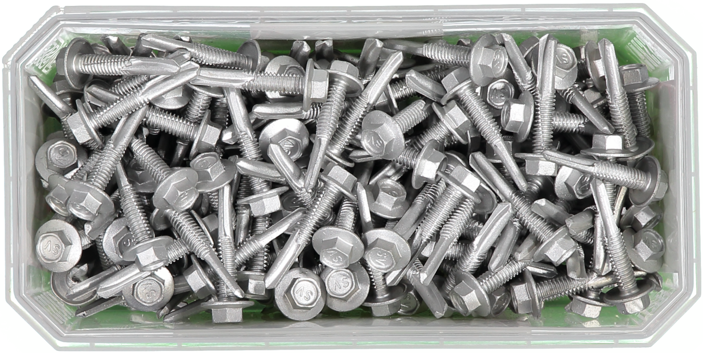 BYGGPLÅTSKRUV ESSVE CORRSEAL BORRSP SEXKANTSHUVUD FLÄNS 5,5X32 200