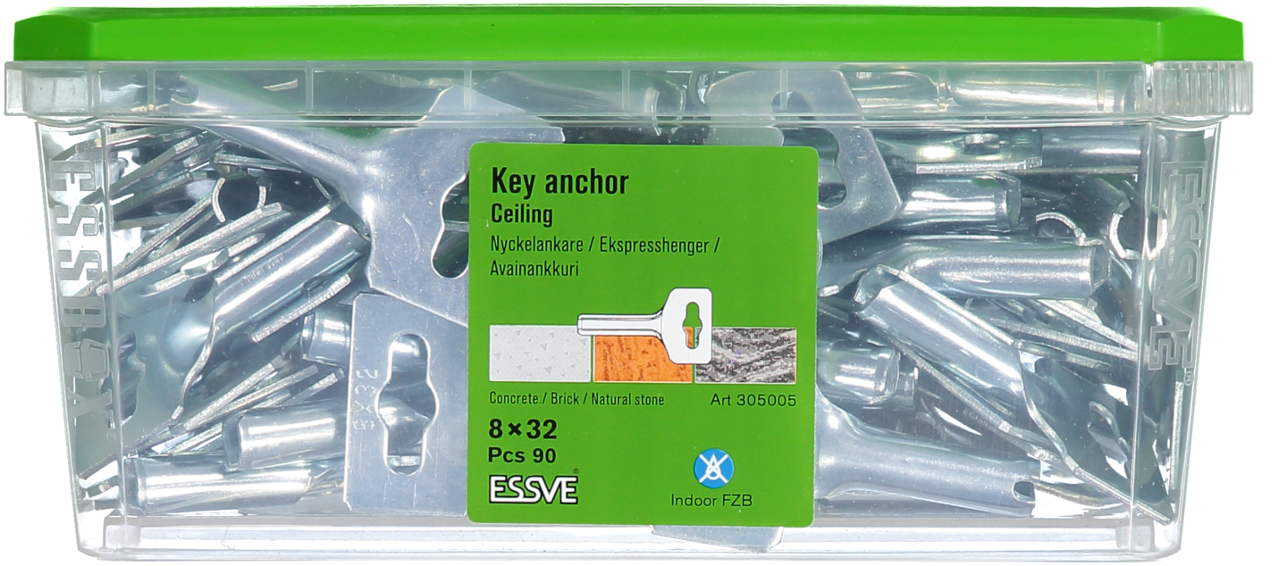 NYCKELANKARE ESSVE FZB 8X32 90ST