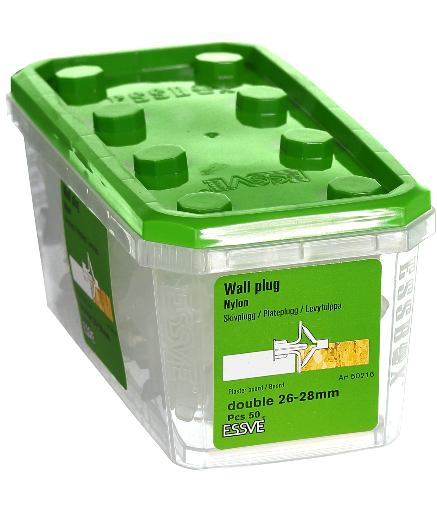 SKIVPLUGG DUBBEL 26-28MM 50ST