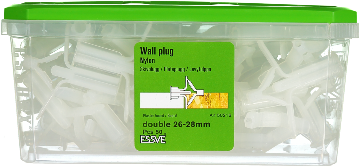 SKIVPLUGG DUBBEL 26-28MM 50ST