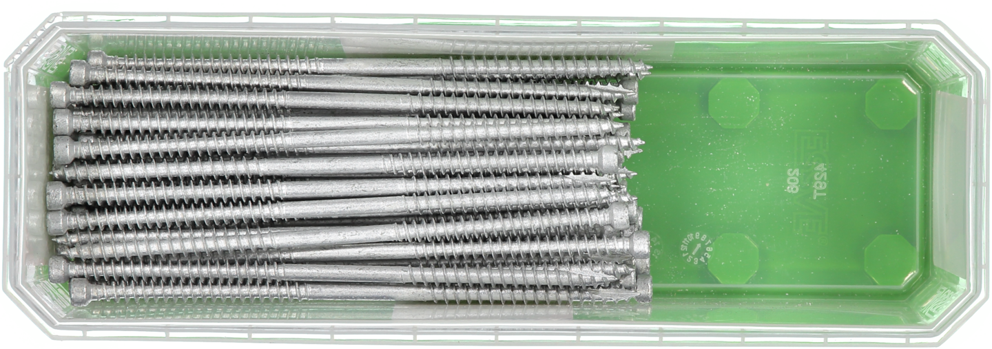 KONSTRUKTIONSSKRUV 6,5X160 50P ET-T CORRSEAL