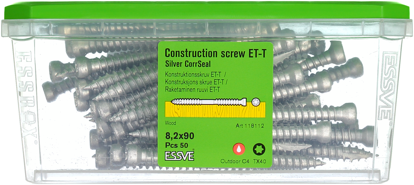 KONSTRUKTIONSSKRUV 8,2X90 50P ET-T CORRSEAL