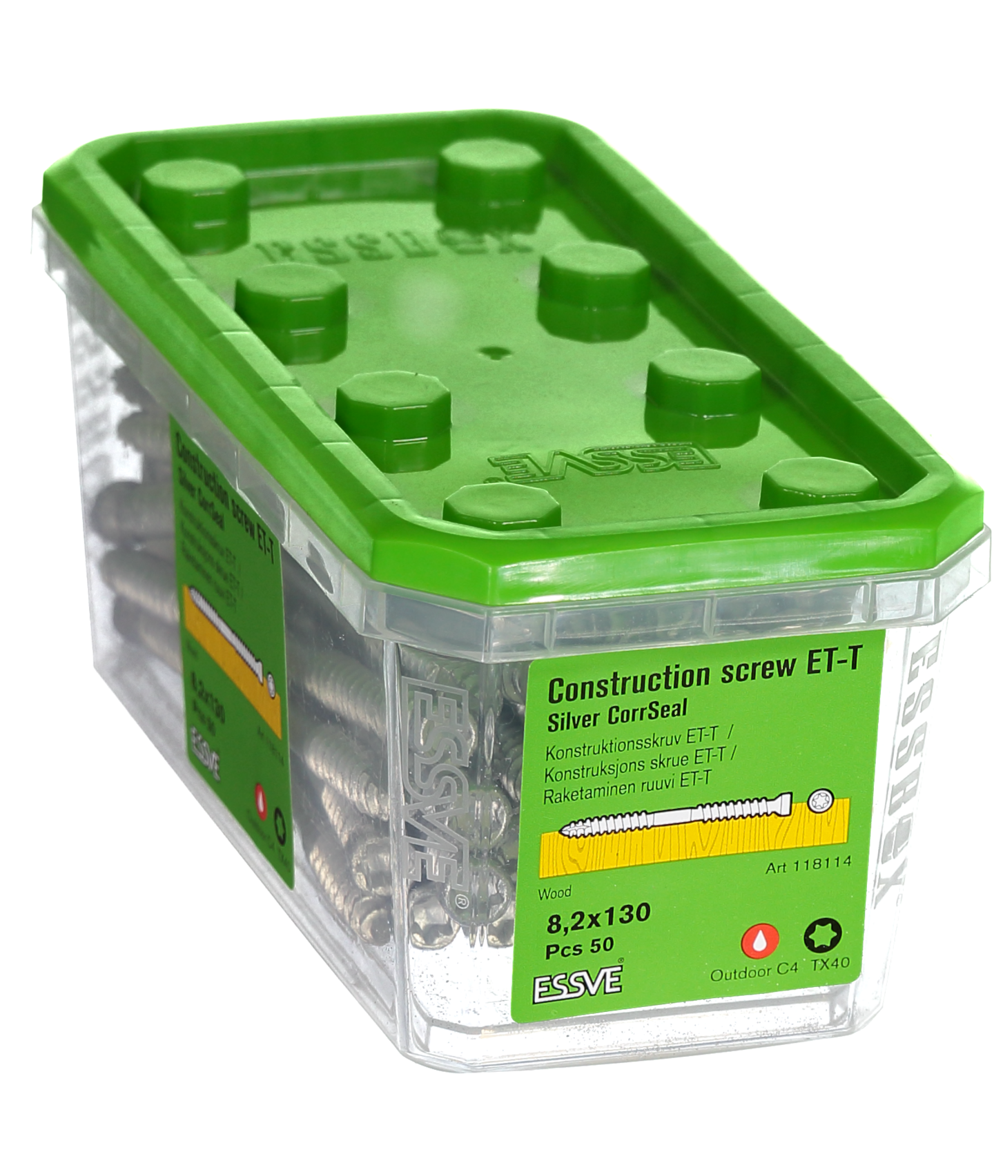 KONSTRUKTIONSSKRUV 8,2X130 50P ET-T CORRSEAL