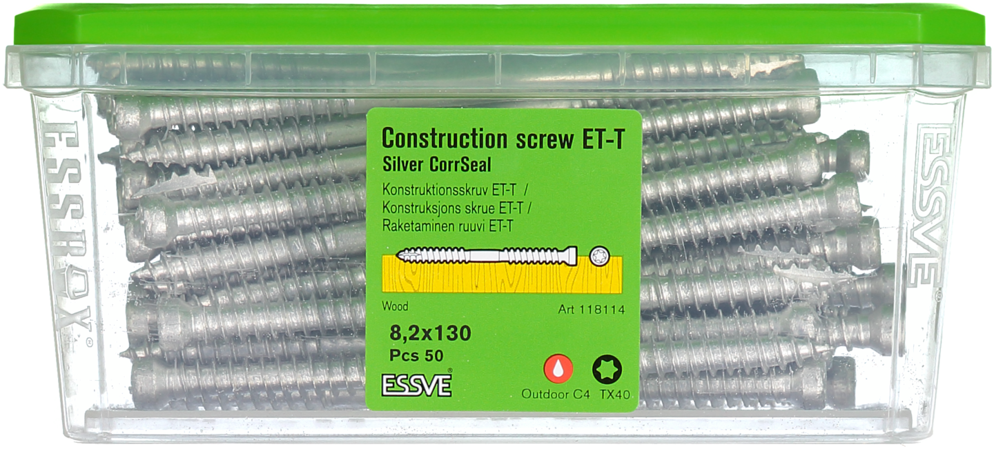 KONSTRUKTIONSSKRUV 8,2X130 50P ET-T CORRSEAL