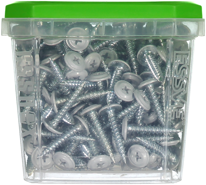 MONTAGESKRUV ESSVE MED VASS SPETS PH2 SILVER 9006 4,2X25 250ST