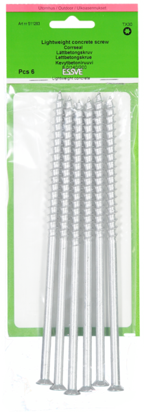 LÄTTBETONGSKRUV CS 8X200 6ST