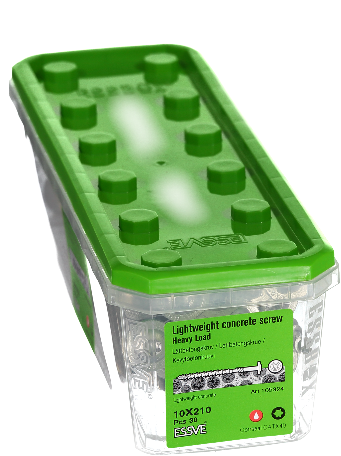 LÄTTBETONGSKRUV 10X210 CS 30ST HEAVY LOAD