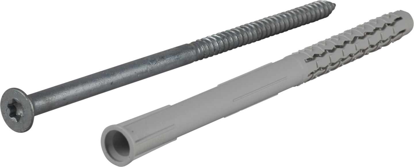 FASADPLUGG GXL FH 10X160 FZV 25ST INKL SKRUV