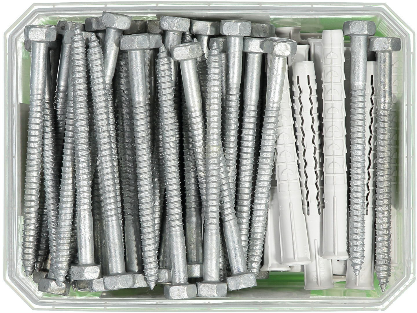 FASADPLUGG GXL 10X100 HEX FZV 50ST INKL SKRUV